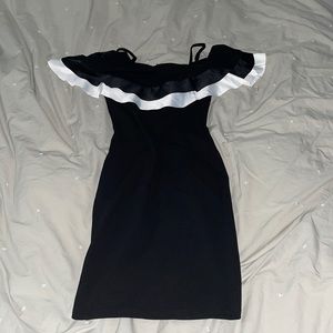 Off shoulder mini dress